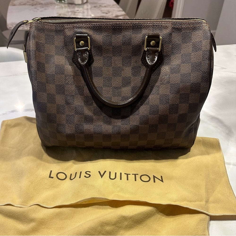 Louis Vuitton Speedy 30 Damier Ebene canvas - authentic